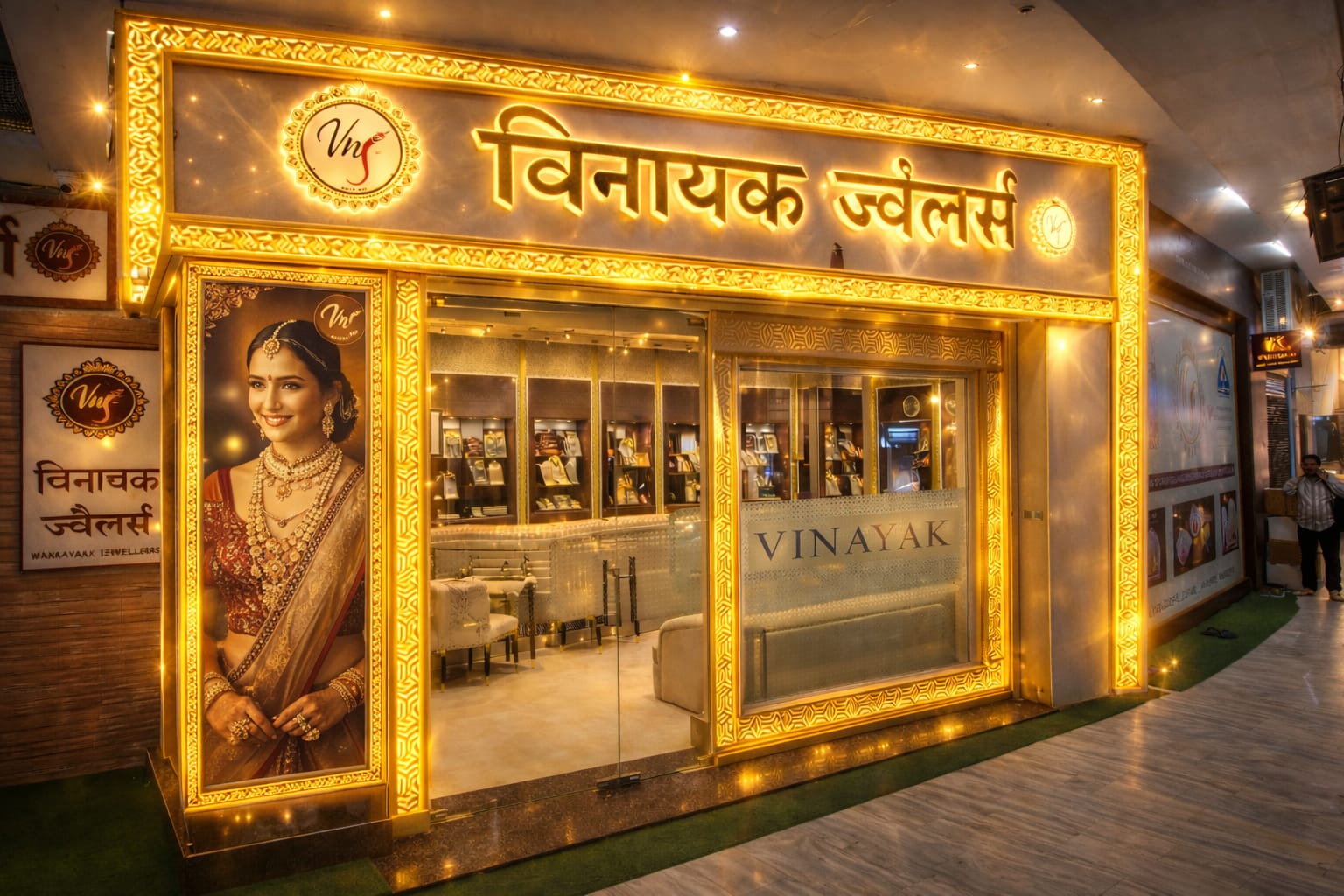 Vinayak Jewellers showroom front